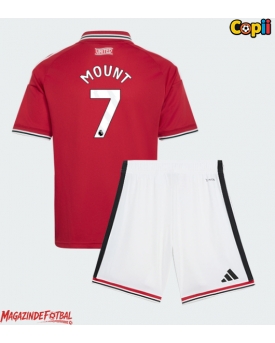 Manchester United Mason Mount #7 Echipament de Fotbal Replică 2026-27 Copii Acasa (+ Șorturi)